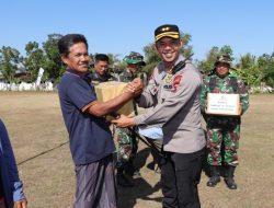 Kapolres Loteng hadiri Penutupan TMMD ke 117 Tahun 2023