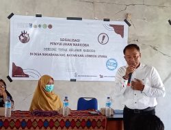 Kasat Narkoba Polres Lombok Utara Berikan Penyuluhan Narkoba di Desa Sukadana