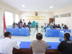 Kapolres Sumbawa Barat Silaturahmi Demgan Awak Media