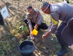 Kapolresta Dampingi Wakapolda NTB Dalam Giat Penanaman Pohon Serentak