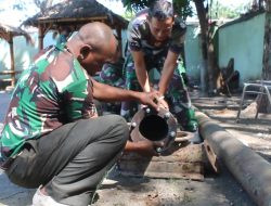 Tim Mekanik Kodim 1620/Loteng Ciptakan Inovasi Baru Mesin Pompa Hydram 