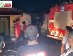 Polsek Sandubaya Evakuasi Kebakaran Gudang Perabot