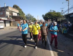 Danramil 1615-05/Masbagik Kerahkan Personelnya Ikut Jalan Sehat