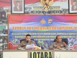 Kapolres Lombok Utara Gelar Lat Pra Ops  Zebra Rinjani 2023