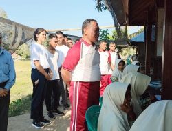 Polsek Narmada Silahturahmi ke Ponpes Nurul Haramain NWDI