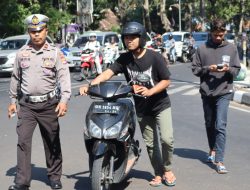 Sat Lantas Polresta Atensi 7 Pelangaran  Saat Ops Zebra