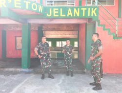 Danrem 162/WB Tinjau Kesiapan Arena  Voli Babaretow Desa Jelantik 