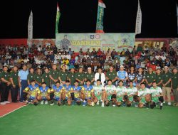 Kompetisi Bola Voli Danrem Cup 2023, sambut HUT ke 78 TNI. Gairahkan Semangat Olahraga dan Talenta NTB