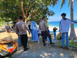 Polsek Taliwang Patroli Kawasan Wisata dan Sampaikan Kamtibmas