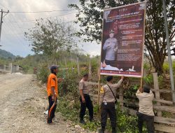 BKTM Pasangan Baliho Himbauan Karhutla