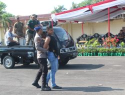 Simulasi, Pelaku Pemboikot Kotak Suara Berhasil di Lumpuhkan Polisi