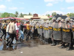Polresta Mataram  Laksanakan  Simulasi  Pengamanan Pemilu 2024
