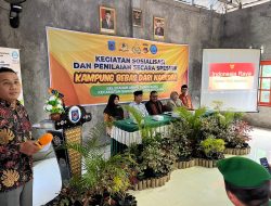 Sat Narkoba Polresta  Dampingi Tim Sosialisai Penilai Kampung Bersinar