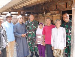 Kakek Samsiah 85 Tahun Dapat Batuan Rehab Rumah Dari Korem 162/WB