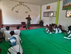 Koramil Jajaran Kodim 1615/Lotim Masuk Sekolah