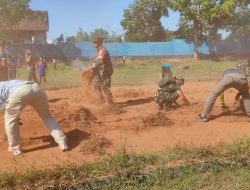 Lapangan Porda Lotim Sasaran Karbak HUT TNI ke 78 Kodim 1615/Lotim