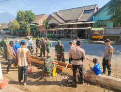 Danramil 1615-02/Pringgabaya Apresiasi Semangat Gotong Royong Pembangunan Masjid At-taubah
