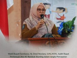 Aksi 3 Rembuk Stunting, Ini Penekan Wabup Sumbawa