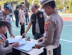 Wakapolres Lakukan Pemeriksaan Senpi Berkala