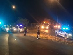 Polres Loteng Melakukan Kawalan Logistik MotoGP 2023