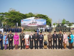 Pimpin Upacara HUT ke-78 TNI, Danrem 162/WB Bacakan Amanat Panglima TNI 