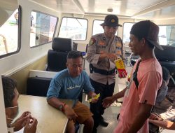 Sat Polair Polres Lombok Utara Berikan Pelayanan Kesehatan  Terapung