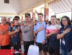 Kapolda NTB Sambut Pembalap MotoGP di Bhara Daksa Polda NTB