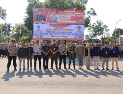 Apel Gelar Pasukan, Dandim dan Kapolres Loteng: Pastikan Kesiapan TNI Polri Amankan Pemilu 