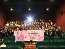Peringati Hari Kesatuan Gerak Bhayangkari Polres Loteng Gelar Nobar