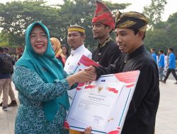 PJ Ketua TP-PKK Himbau Agar Ikrara Anti Narkoba & Kekerasan dibaca Saat Apel