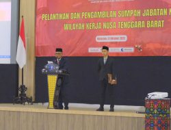 Ini kata Kakanwil Kemenkumham NTB Usai Lantik 64 Notaris