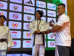 Hebat, Polwan di Polres Sumbawa Sabet Mendali Kejurnas Judo Kasad Cup XIV 2023