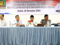 Rapat Pembentukan P4GN dan PN Kecamatan se-Langkat Dibuka