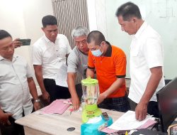 Sat Resnarkoba Polresta Mataram Musnahkan BB Shabu