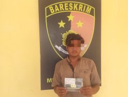 Pelaku Penggelapan Sepeda Motor Di Tangkap Saat Sedang Tidur
