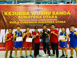 Tanpa Perhatian KONI Langkat, Atlet Wushu Langkat Mampu Berprestasi di Kejurda Wushu Sanda 2023