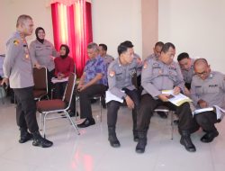 Audit Capaian Kinerja Tahap II T.A. 2023 Oleh  Tim Itwasda Polda NTB