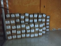 Polres Loteng Amankan Kedatangan Logistik Pemilu