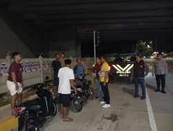 Razia Knalpot Blong Serta Patroli Dalam Rangka Antisipasi Genk Motor dan Balap Liar di Wilkum Polres Langkat