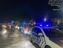 Satgas OMB Polda NTB Kawal Kedatangan Surat Suara