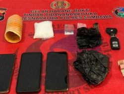 Satresnarkoba Polres Sumbawa Tangkap Pengedar Narkoba