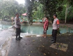 Polsek Narmada Laksanakan Monitoring Debit Air di Tiga Lokasi