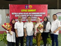 Diselimuti Keharuan, Momen Lepas Sambut Kalapas Sumbawa Besar Tandai Semangat Pembaharuan