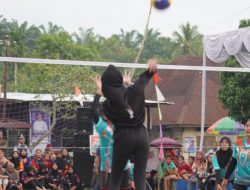 Plt Bupati Langkat Hadiri Final Turnamen Volly Putri