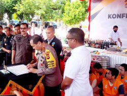 Polda NTB Apel Gelar Pasukan dirangkai Dengan Release  Ahir Tahun  & Pemusnahan BB