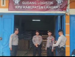 Wujudkan Pemilu Aman, Damai Kondusif, Sat Sabhara Polres Langkat Laksakan Patroli Dialogis