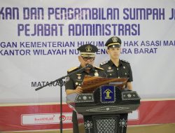 Kakanwil Kemenkumham NTB Berikan Kontribusi Terbaik  Untuk Bangsa & Negara