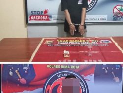Polisi di Bima Kota  Amankan Pengedar Narkoba