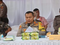 Polres langkat Musnahkan barang bukti Narkoba jenis Sabu dan Ganja