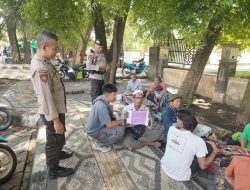 Polsek Praya Sosialisasi Kasus TPPO